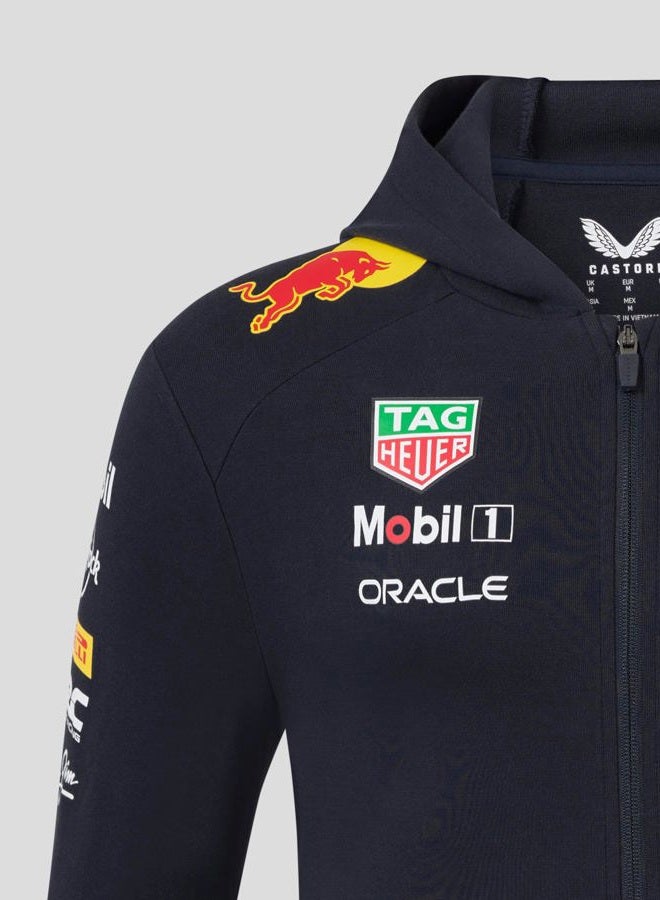 CASTORE Red Bull Racing F1 2025 Team Full Zip Hooded Sweatshirt, Navy, XL - Image 5