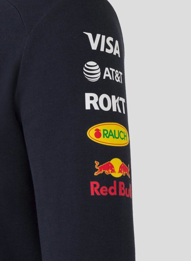 CASTORE Red Bull Racing F1 2025 Team Full Zip Hooded Sweatshirt, Navy, XL - Image 4