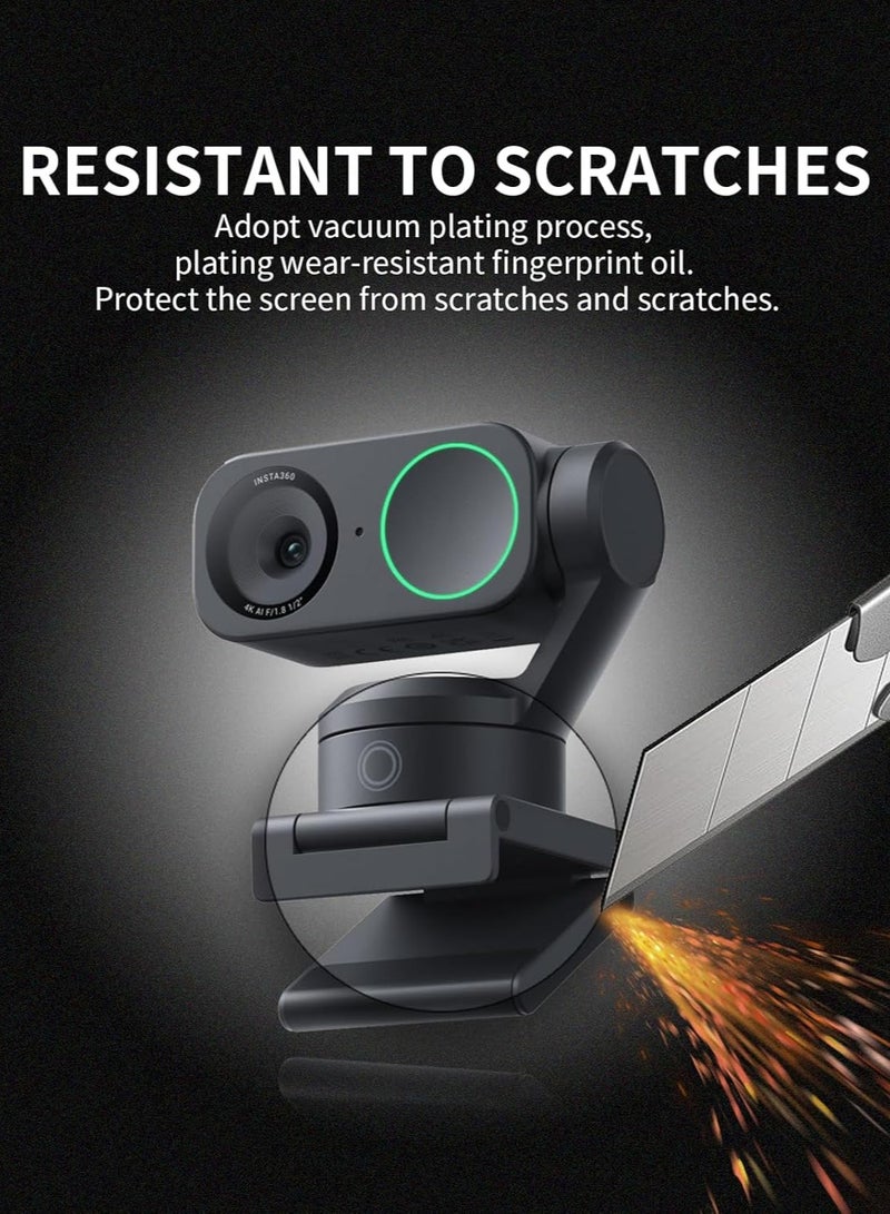 (3-Pack) Insta360 Link 2 Screen Protector, Tempered Glass Film, Scratch-Resistant, Shatterproof, High Transparency - Image 5