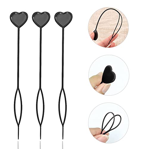 MagiDeal Quick Beader for Loading Beads/Automatic Hair Beader (6 Pack, Black) - Image 3