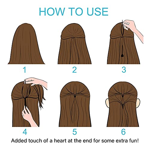 MagiDeal Quick Beader for Loading Beads/Automatic Hair Beader (6 Pack, Black) - Image 4