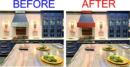 Elton Copper Matte Self Adhesive Vinyl Contact Paper for Bathroom Kitchen Closet Pooja Room Chimney Craft Project Furniture Door Shelve Side Board Wall & Fridge - 16 X 48 Inch - Image 3