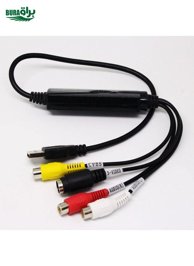 BURAQ USB to RCA Cable 60+ Supports Vista 64 / Win 7 / Win 8 / Win 10 / Mac OS  - Image 2