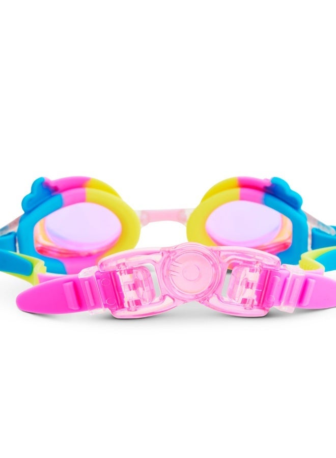 Bling2o Colorful Clouds Rainbow Girl Kids' Swim Goggles - Image 2