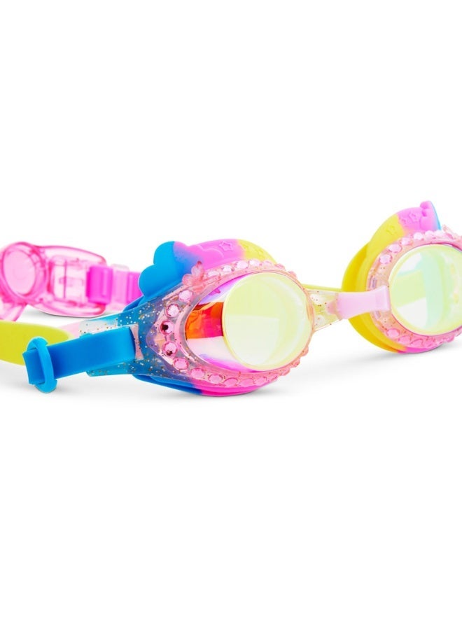 Bling2o Colorful Clouds Rainbow Girl Kids' Swim Goggles - Image 3