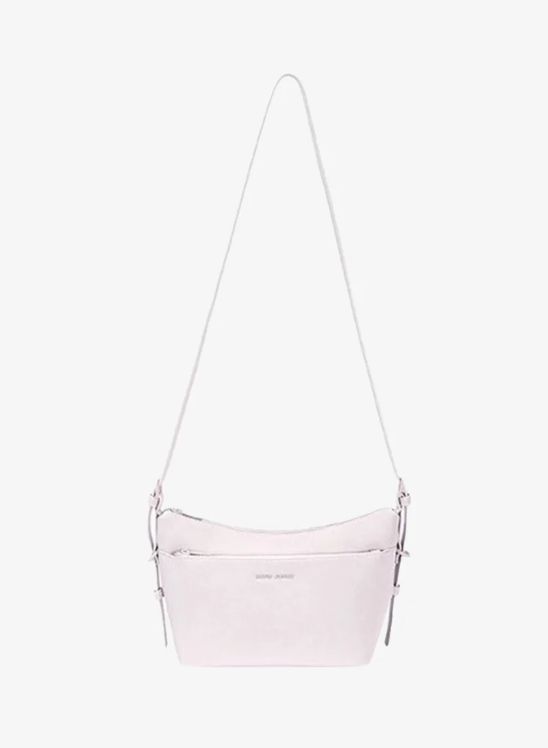 David Jones Annelise Vegan Leather Crossbody Bag | Elegant Everyday Handbag model cm8407| Compact Women's Purse with Adjustable Strap