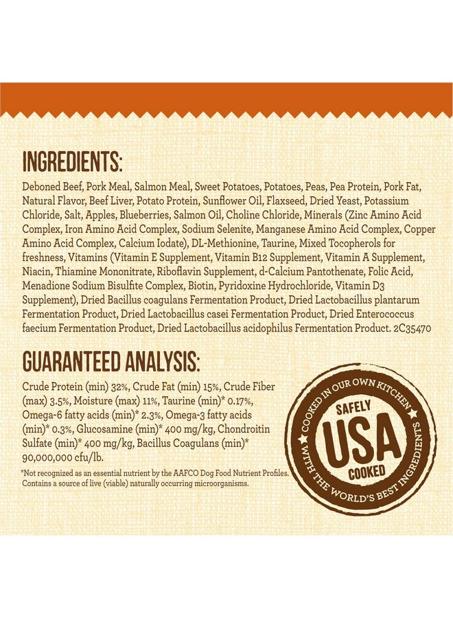 ميريك طعام كلاب جاف خالٍ من الحبوب من Lil' Plates للكلاب الصغيرة، لحم البقر من تكساس والبطاطا الحلوة مع قطع نيئة - كيس 4.0 رطل - Image 3