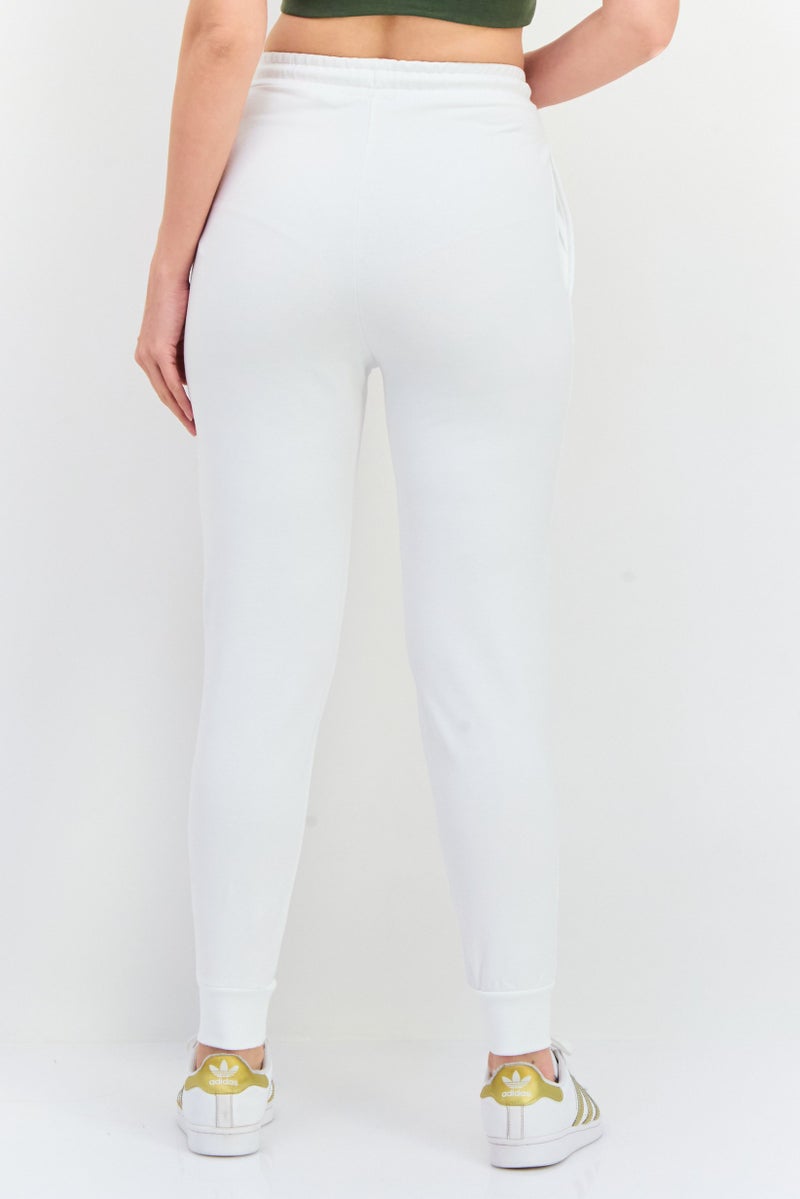Lyle & Scott Women Regular Fit Brand Logo Sweatpants, White  - Image 3