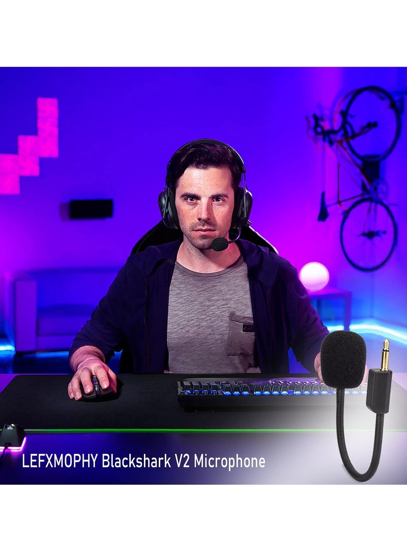 High-Quality Mic Replacement for Razer BlackShark V2/V2 Pro Wireless Headset, 3.5mm Detachable Boom Microphone with Foam for Clear Sound - Image 3