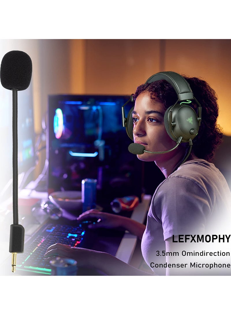 High-Quality Mic Replacement for Razer BlackShark V2/V2 Pro Wireless Headset, 3.5mm Detachable Boom Microphone with Foam for Clear Sound - Image 2