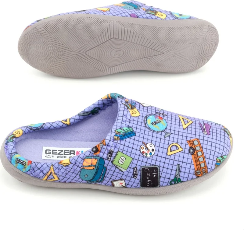 Gezer Girls Winter Comfortable Sole Home Garden Gondola Slippers