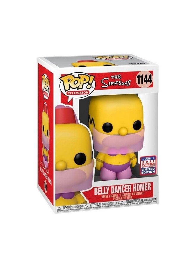Funko Pop! The Simpsons Belly Dancer Homer 1144 Funkon 2021 Summer Convention Shared Exclusive - Image 3