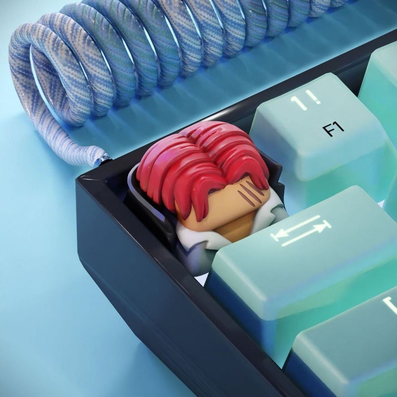 Small S Anime Keycap Resin Material Personalized Gift Mechanical Keycap Single - Image 2