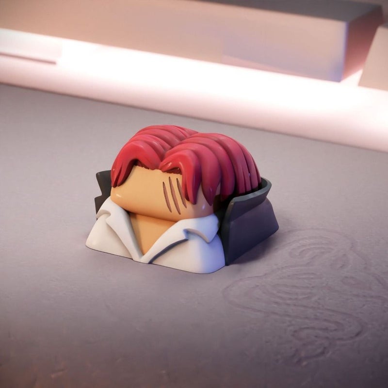 Small S Anime Keycap Resin Material Personalized Gift Mechanical Keycap Single - Image 3