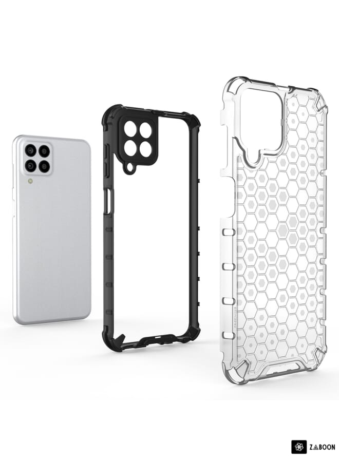 جرين تايجر لهاتف Samsung Galaxy M33 5G PC مضاد للصدمات + حافظة واقية من مادة TPU (أسود) - Image 5