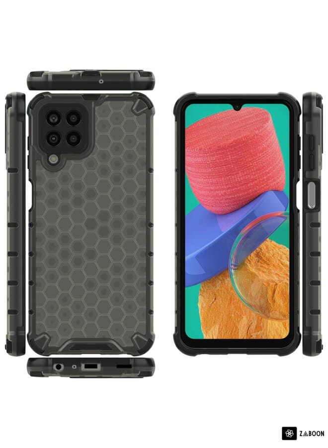 جرين تايجر لهاتف Samsung Galaxy M33 5G PC مضاد للصدمات + حافظة واقية من مادة TPU (أسود) - Image 3