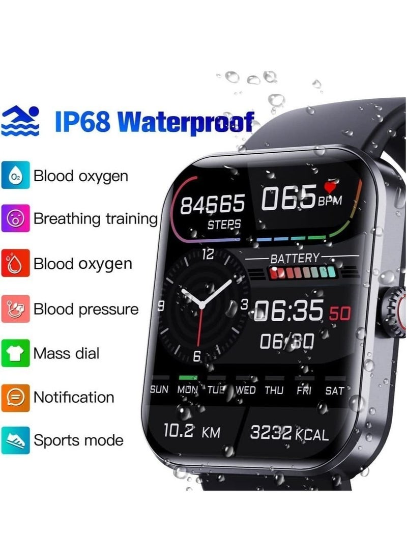 Generic Health & Fitness Smartwatch, Blood Glucose Monitoring, Fitness Tracker with Blood Pressure, Blood Oxygen Tracking, Heart Rate Monitor (Pink)  - Image 4