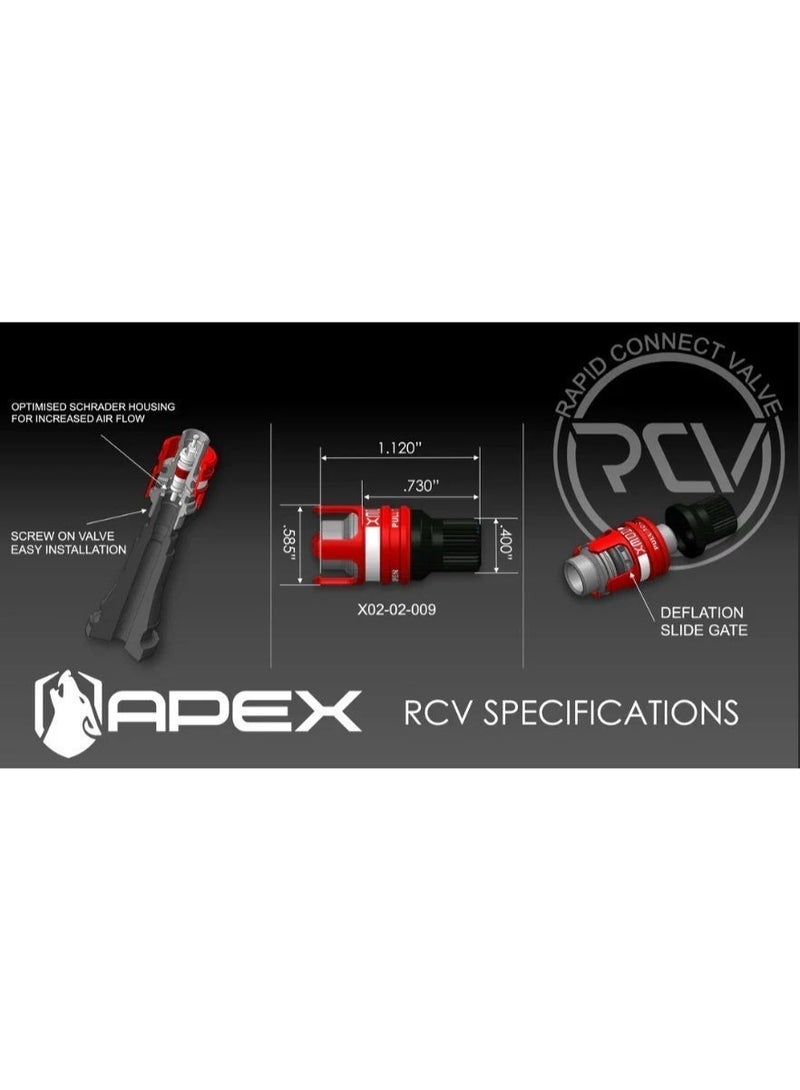 منتجات ايبكس للأداء العالي بلوف تنسيم أبيكس خارجية ربط سريع للتفريغ – عدد 4 - Image 2