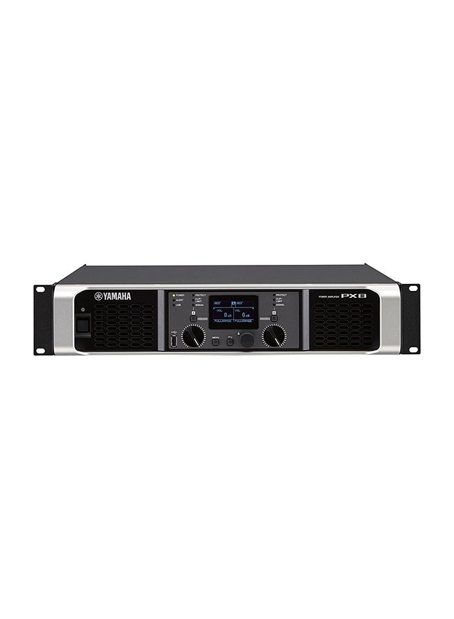 YAMAHA PX8 Dual Channel 2x1050W Lightweight Power Amplifier PX8_A050 Black/Grey - Image 1