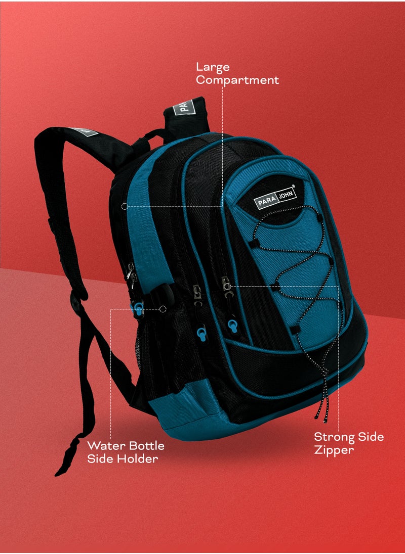 PARAJOHN Classic Students School Backpack Blue  - Image 4