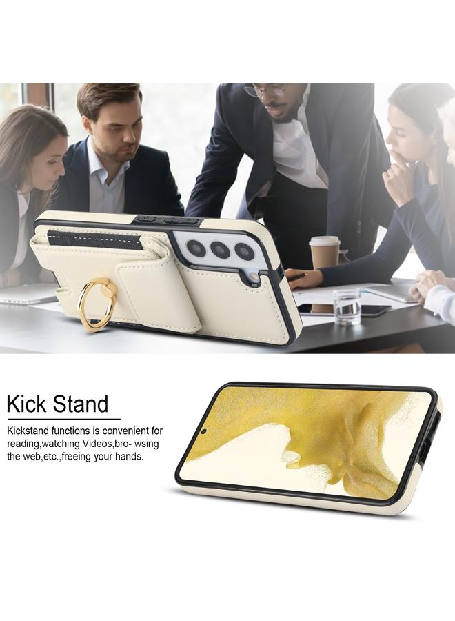 S-TOP Case For Samsung Galaxy S22 5G Elastic Card Bag Ring Holder Phone Case - Image 4