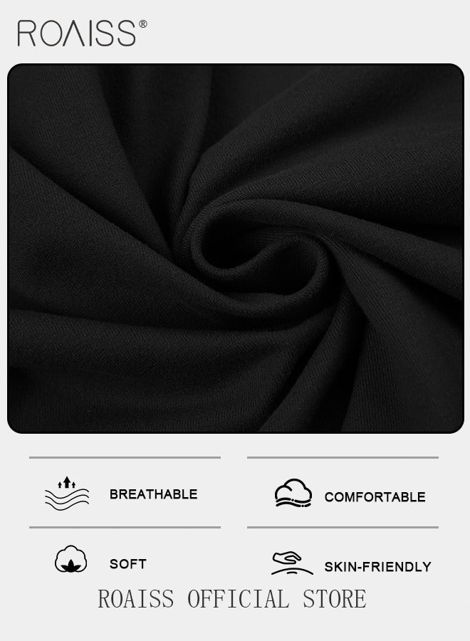 رويس فستان نسائي للحفلات المسائية بتصميم حزام كتف مكشوف وتفاصيل فتحة جانبية عالية على الحاشية للحصول على مظهر أنيق وأنيق وتصميم ضيق للخصر لإبراز منحنيات الجسم فستان نسائي متوسط الطول - Image 4