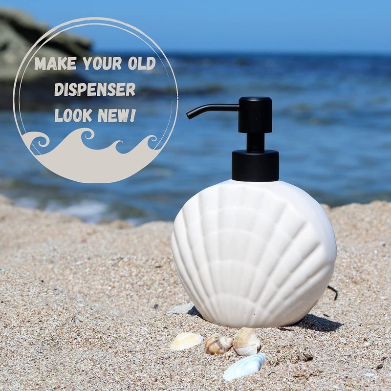 Kapitan Soap Dispenser Pump Replacement Head Black Spare Stainless Steel 28Mm Brushed Finish - Image 5