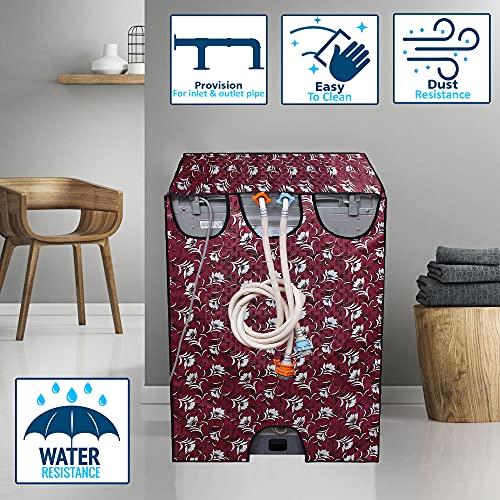 Star Weaves Washing Machine Cover For Fully Automatic Top Load LG T7567TEELH 6.5Kg Model - Waterproof & Dustproof Cover - FABKUM48 - Image 4