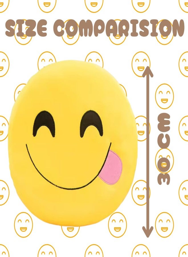 TechMax Solution Cute Smiley Seventeen Pillow Plush Toy - Image 3