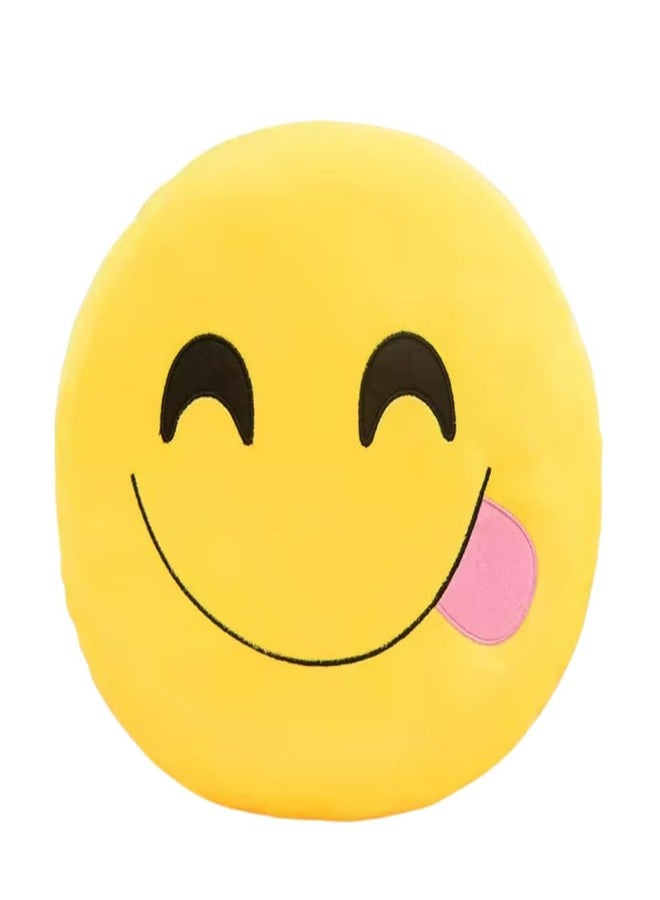 TechMax Solution Cute Smiley Seventeen Pillow Plush Toy - Image 1