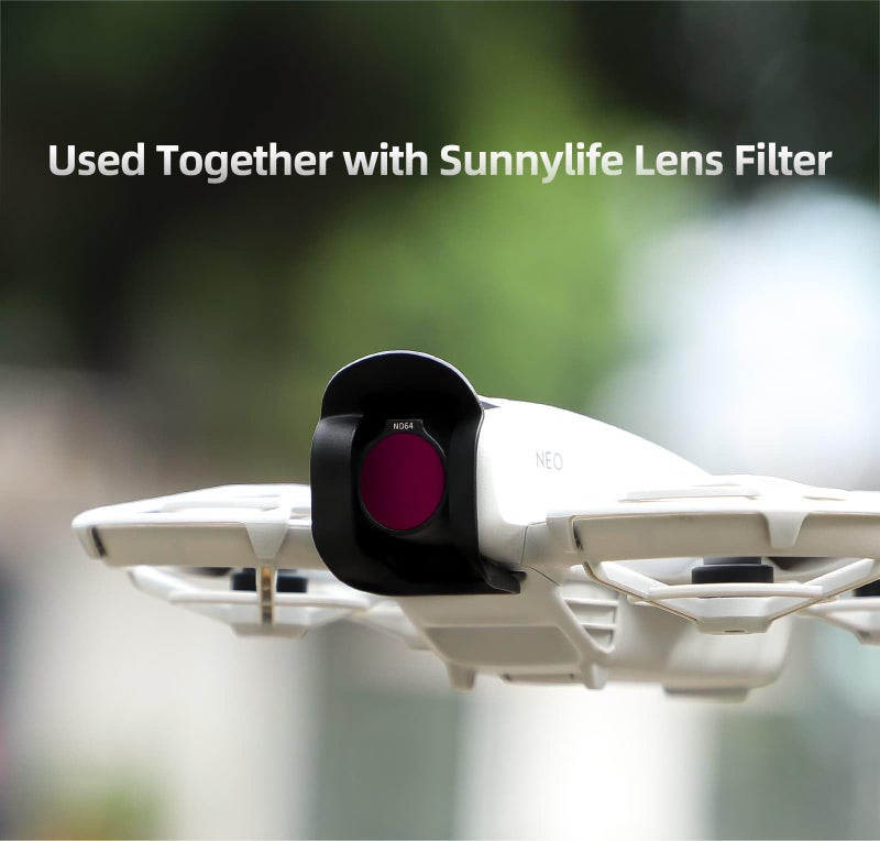 GetZget® Lens Sun Hood for DJI Neo Gimbal Camera Crash Protector Guard & Sun Shade Protection Accessories (Grey) - Image 5