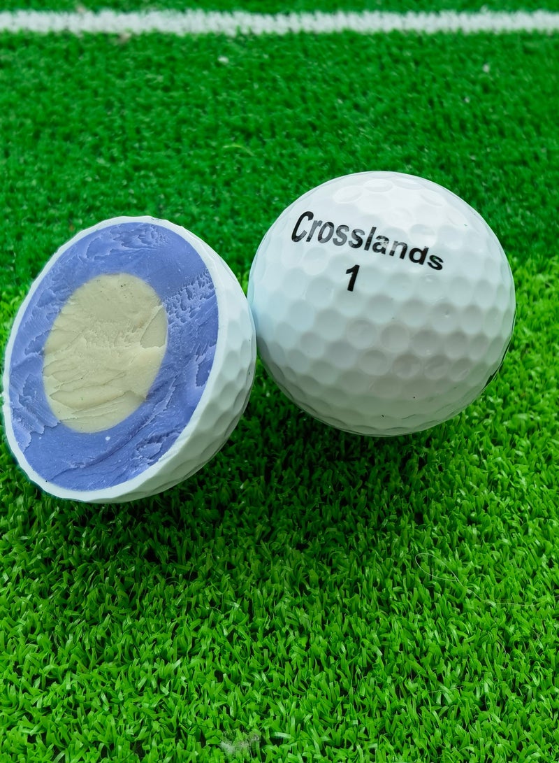 Crosslands Golf Balls Tournament Balls Durable and Light-weighted Golf Balls Ideal for Indoor and Outdoor-Realistic Feel Great Alternative for Golfers-3 LAYER（One Dozen) - Image 3
