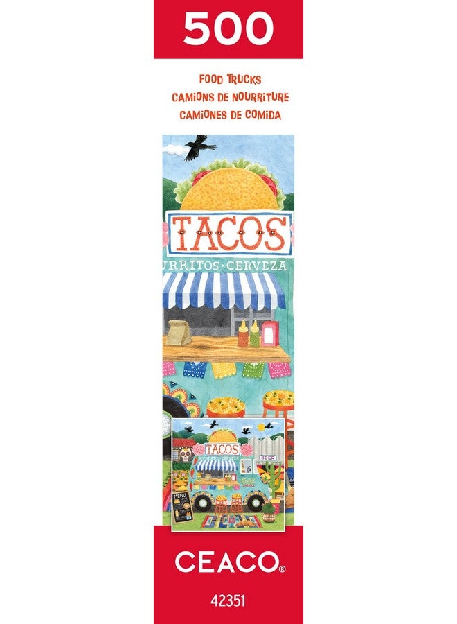 Ceaco - Food Trucks - Taco Truck - 500 Piece Jigsaw Puzzle - Image 5