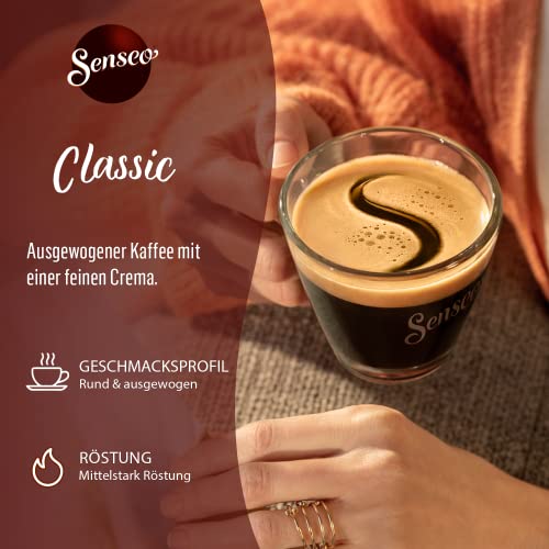 Senseo Classic Medium Roast Coffee Pods, Single Serve Pods Bulk Pack for Senseo Coffee Machine, Compostable Pods for Hot or Iced Coffee, Cold Brew Coffee, 16 Count, Pack of 10 - Image 2