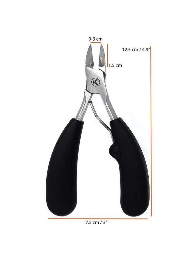 Kohm - Podiatrist Toenail Clippers, Ingrown Toe Nail Clippers For Thick Nails - Whs-800 Large, Professional, Podiatrist, Heavy Duty Toenail Clippers For Seniors & Adults - Image 1