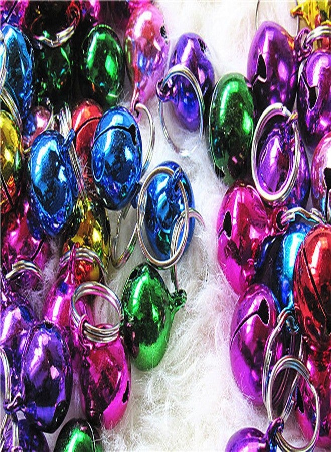 DEVILMAYCARE Pack of 7 Metal Jingle Bells Loose Beads Festival Party Decoration, 12mm Pet Cat Puppy Dog Bells for Collar, DIY Crafts Accessories (Random Color) - Image 4
