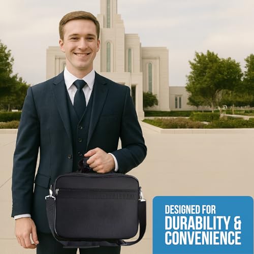Kalinar LDS Temple Bag – Transport & Protect Your Temple Worship Essentials – Compact, Lightweight Garment Bag for Men and Women – Safeguard Your Sacred Attire On The Go - Image 5