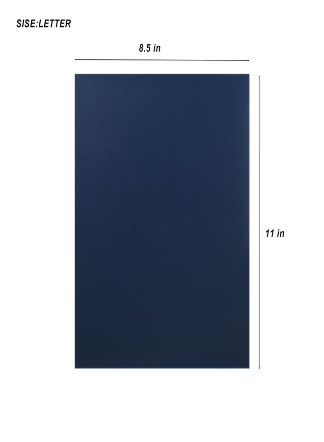 HOUYEE 25 Pack 12mil Letter Size Sand-Textured Polycovers Covers,Binding Presentation Covers, Plastic Binding Covers, Letter Size, Square Corners, Un-Punched, Navy Color - Image 4