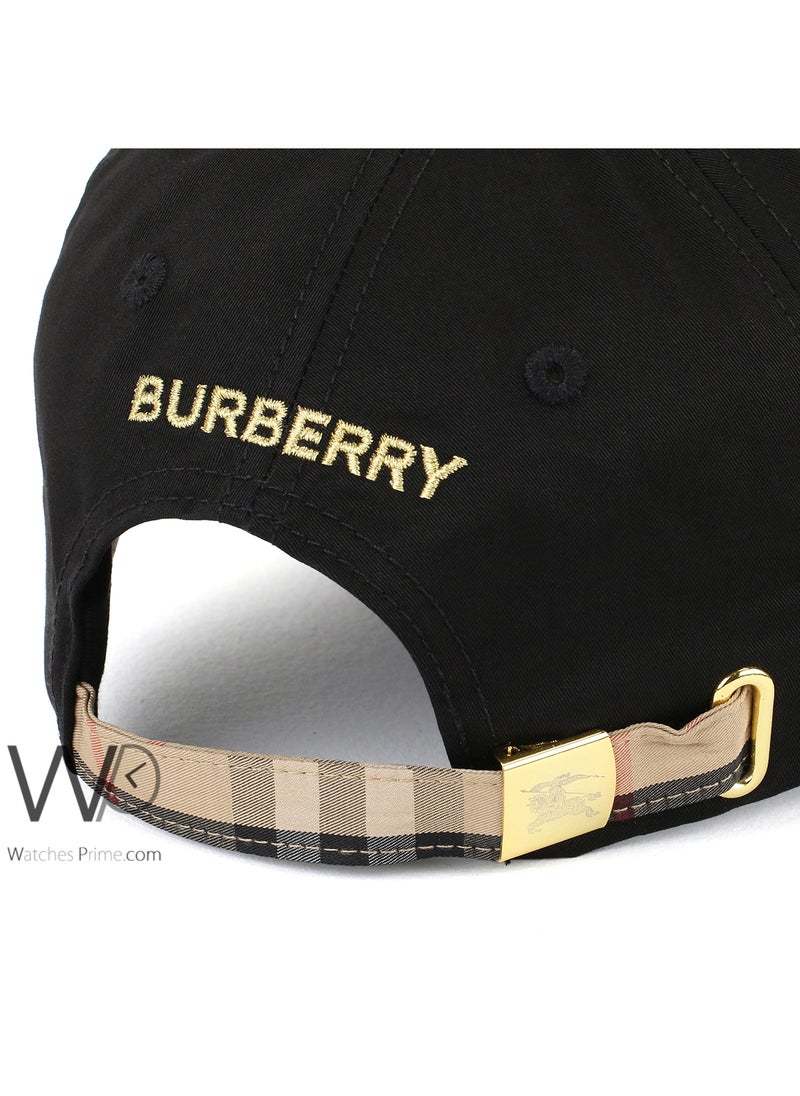 BURBERRY Burberry Baseball Cap Black Color Cotton Hat Men  - Image 3