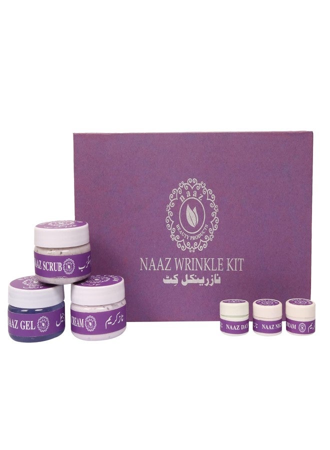 Naaz Wrinkle Kit (Size - Big) (700 gms) (Package Includes Scrub, Cream, Gel, Day Cream, Night Cream, Upper Cream) - Image 4