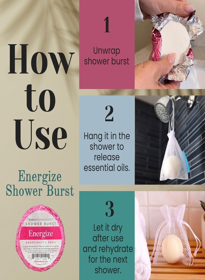 hydraAromatherapy Energize Shower Burst - Image 4