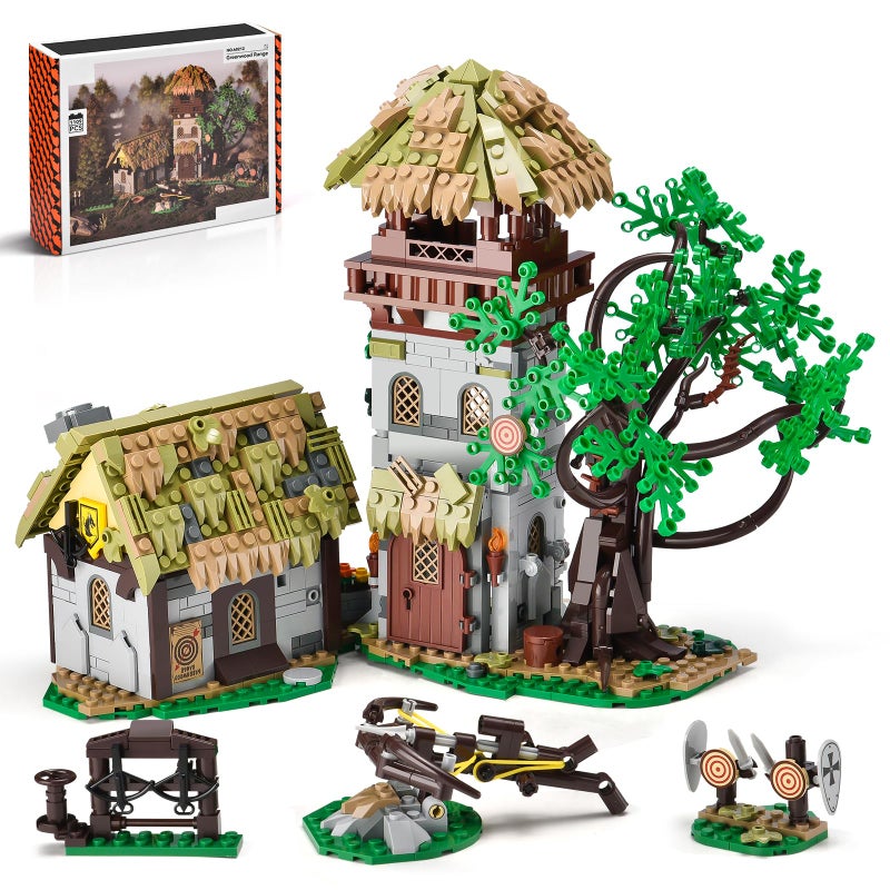BNG Medieval Town Castle Building Set for AdutsKnights Training Ground Building Blocks ToyMedieval Build and Display Model for Home DecorIdea Gifts for Teen Kids Boys 81109PCS - Image 3