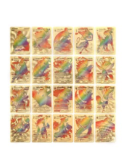 MissTiara 55 Pack Glitter Gold Foil Card Assorted Card Sleeve Box Cool Card Holder Gifts for Kids - Includes Vmax Rares V-Series GX EX and Regular Cards  - Image 2
