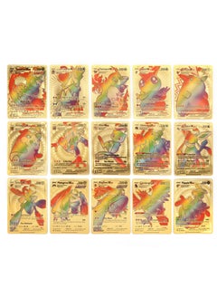 MissTiara 55 Pack Glitter Gold Foil Card Assorted Card Sleeve Box Cool Card Holder Gifts for Kids - Includes Vmax Rares V-Series GX EX and Regular Cards  - Image 4