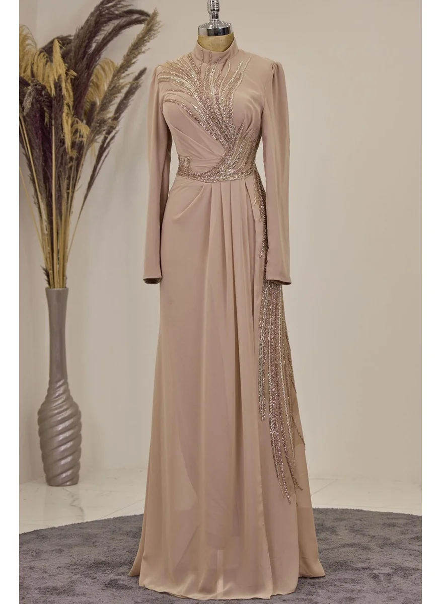 Esilanur Ebru Hijab Jumpsuit Gold