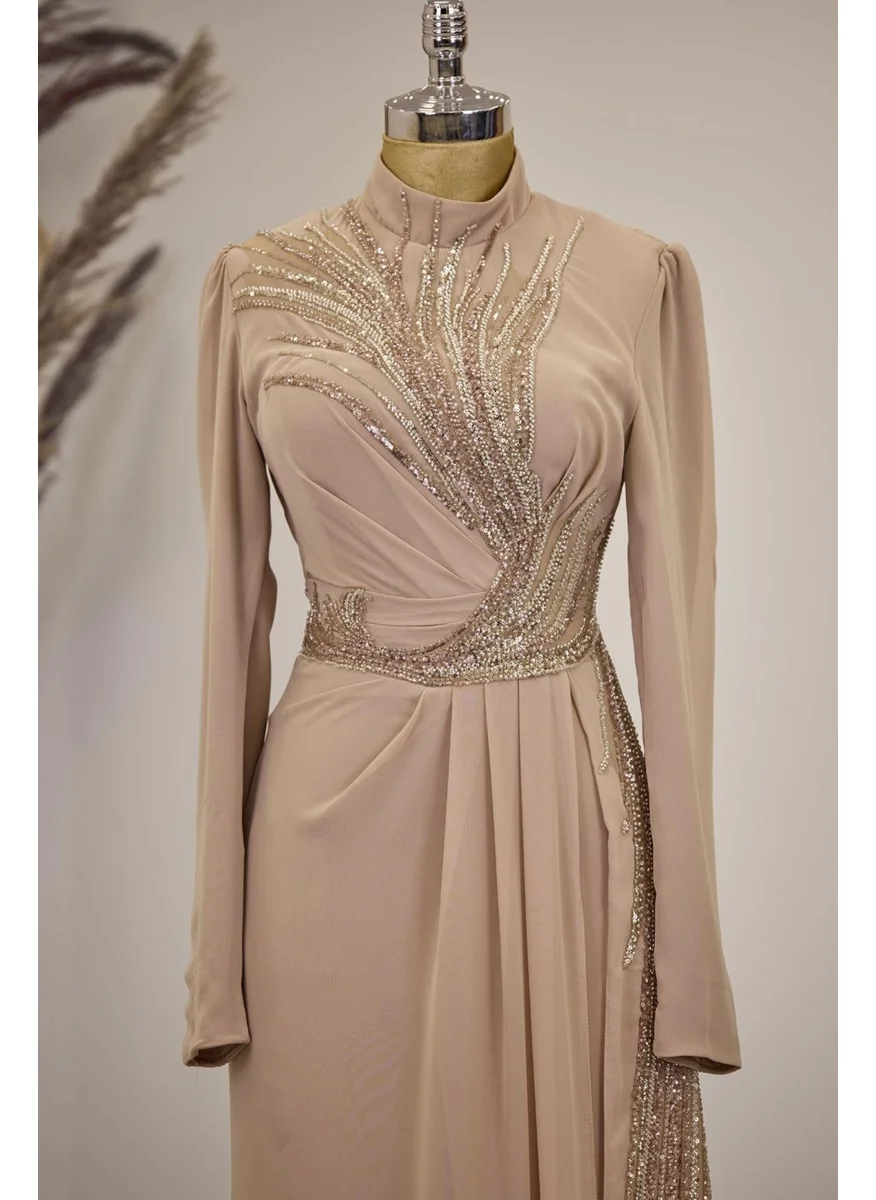 Esilanur Ebru Hijab Jumpsuit Gold