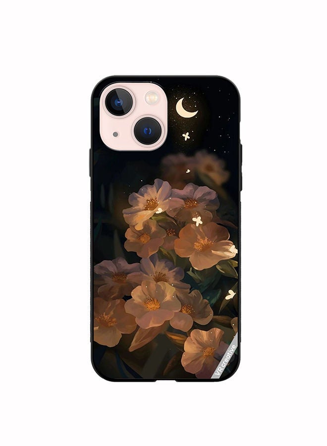 VR CREATIVE Protective Case Cover For Apple iPhone 13 Flower With Butterfly Design Multicolour - Image 1