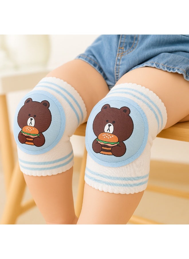 Baby Crawling Knee Pads (Bear Design) - Image 1