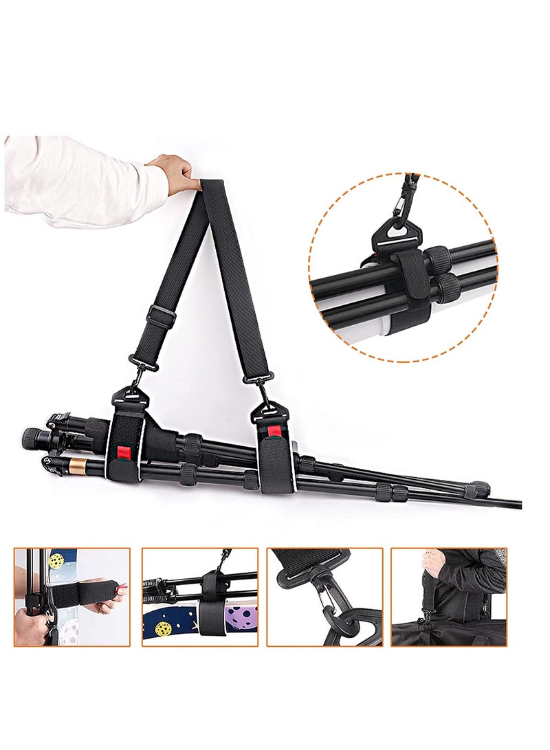 Excefore Snowboard and Boot Carrier Straps, Adjustable Ski Shoulder Carrier, Features Cushioned Shoulder Sling, Effortlessly Transport Your Ski Gear Everywhere You Go (Ski Carrier, 2 Pack)  - Image 4