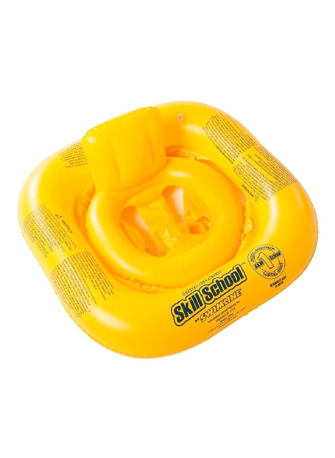 سويم لاين عوامة سباحة قابل للنفخ للأطفال باللون الأصفر، ويعرف أيضًا بـ "Aqua Coach Baby Buoy" ويحمل الرقم  19.38 x 27.305 x 4.775 سم 9825 - Image 1